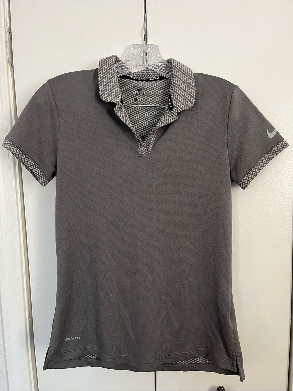 Nike Women’s Grey Dri-FIT Golf Polo